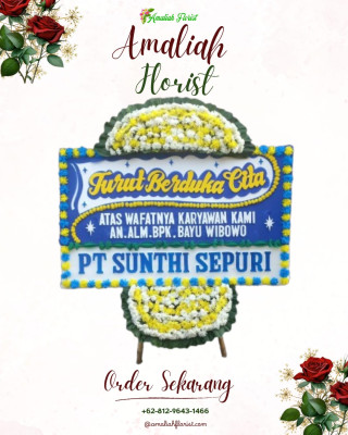 Papan Bunga Duka di Berngam